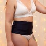 bandeau pour poche a stomie pour femme, en lycra ou dentelle