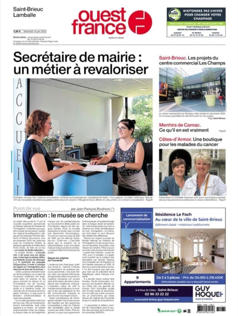 Les ReBelles à la une du journal La presse parle de la boutique les ReBelles